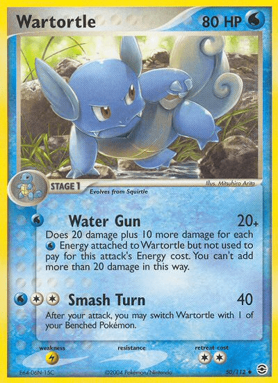 Wartortle (50/112) [EX: FireRed & LeafGreen] Pokemon Single Pokémon  | Multizone: Comics And Games