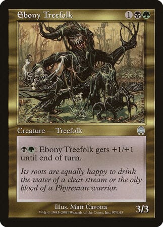 Ebony Treefolk [Apocalypse] MTG Single Magic: The Gathering  | Multizone: Comics And Games