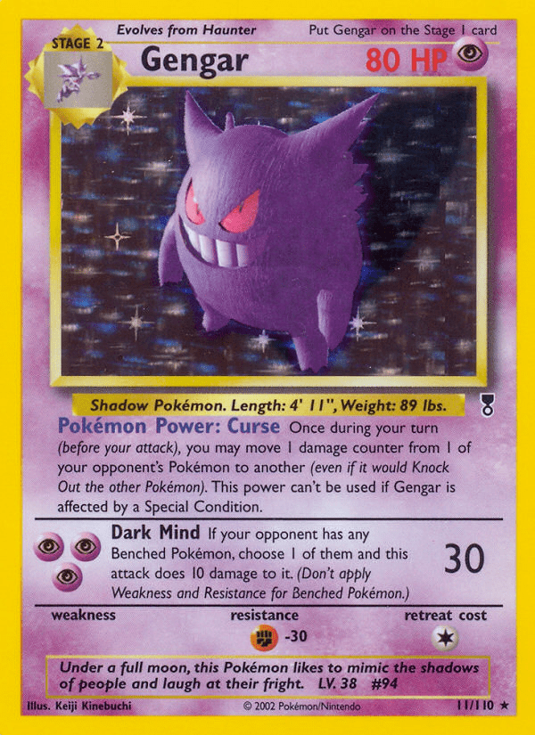 Gengar (11/110) [Legendary Collection] Pokemon Single Pokémon  | Multizone: Comics And Games