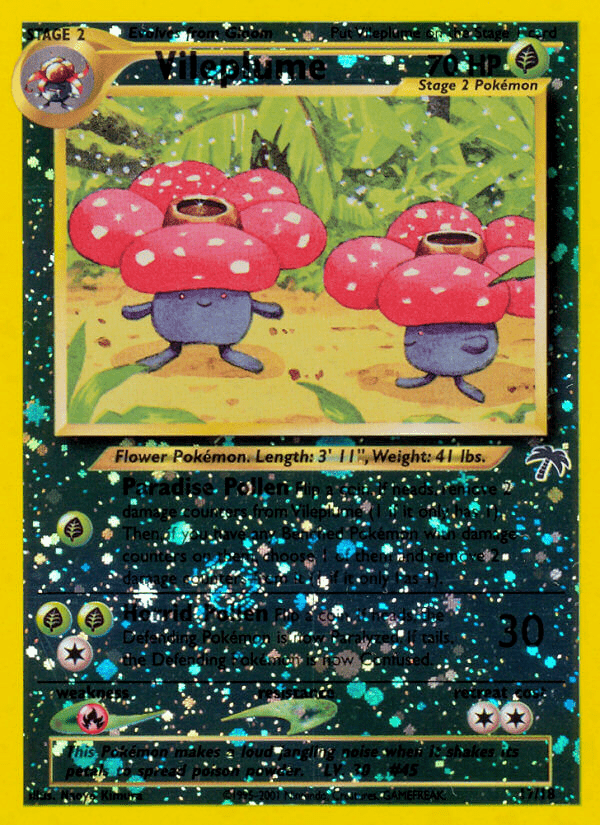 Vileplume (17/18) [Southern Islands] Pokemon Single Pokémon  | Multizone: Comics And Games