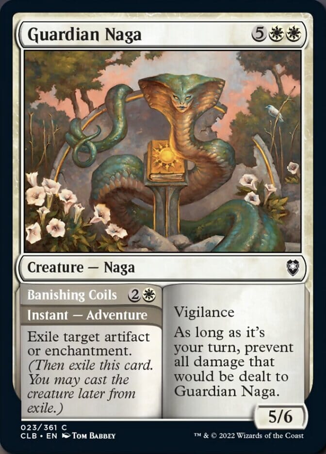 Guardian Naga // Banishing Coils [Commander Legends: Battle for Baldur's Gate] MTG Single Magic: The Gathering  | Multizone: Comics And Games