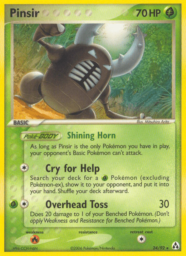 Pinsir (24/92) [EX: Legend Maker] Pokemon Single Pokémon  | Multizone: Comics And Games