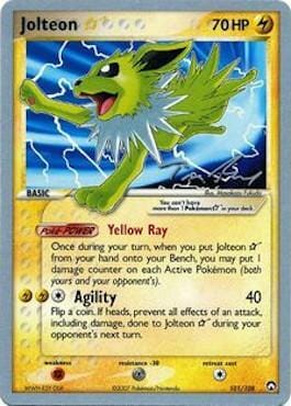 Jolteon Star (101/108) (Legendary Ascent - Tom Roos) [World Championships 2007] Pokemon Single Pokémon  | Multizone: Comics And Games