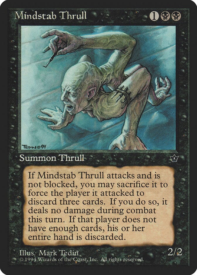 Mindstab Thrull (Mark Tedin) [Fallen Empires] MTG Single Magic: The Gathering  | Multizone: Comics And Games