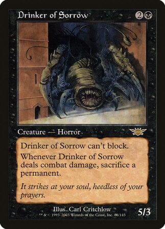 Drinker of Sorrow [Legions] MTG Single Magic: The Gathering  | Multizone: Comics And Games