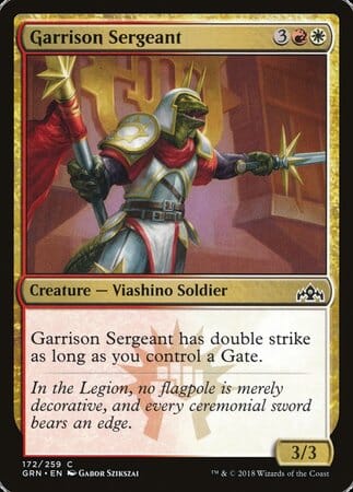 Garrison Sergeant [Guilds of Ravnica] MTG Single Magic: The Gathering  | Multizone: Comics And Games