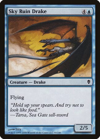 Sky Ruin Drake [Zendikar] MTG Single Magic: The Gathering  | Multizone: Comics And Games