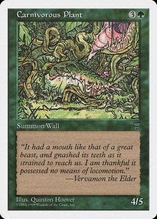 Carnivorous Plant [Anthologies] MTG Single Magic: The Gathering  | Multizone: Comics And Games