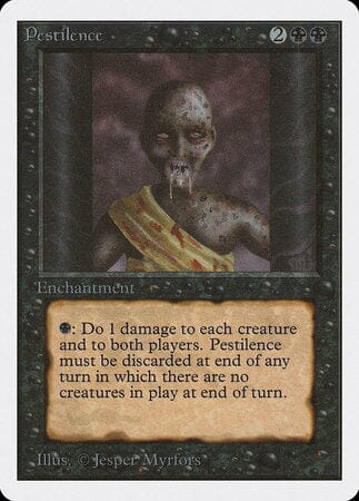 Pestilence [Unlimited Edition] MTG Single Magic: The Gathering  | Multizone: Comics And Games