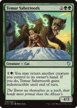 Temur Sabertooth [Commander 2017] MTG Single Magic: The Gathering  | Multizone: Comics And Games