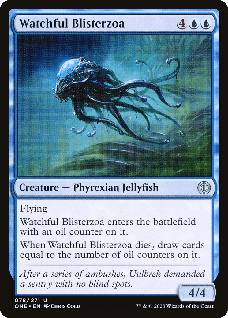 Watchful Blisterzoa [Phyrexia: All Will Be One] MTG Single Magic: The Gathering  | Multizone: Comics And Games