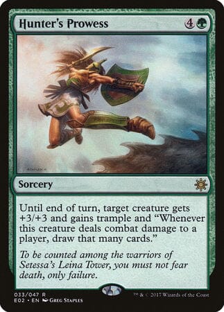 Hunter's Prowess [Explorers of Ixalan] MTG Single Magic: The Gathering  | Multizone: Comics And Games
