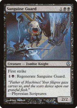 Sanguine Guard [Duel Decks: Phyrexia vs. the Coalition] MTG Single Magic: The Gathering  | Multizone: Comics And Games