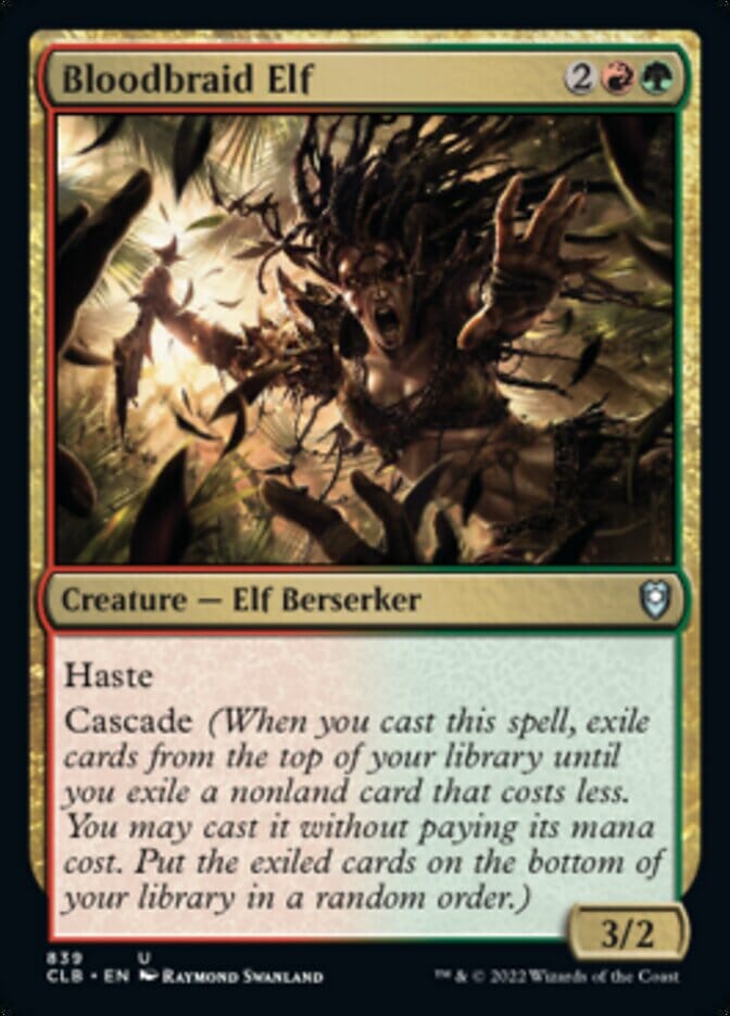 Bloodbraid Elf [Commander Legends: Battle for Baldur's Gate] MTG Single Magic: The Gathering  | Multizone: Comics And Games