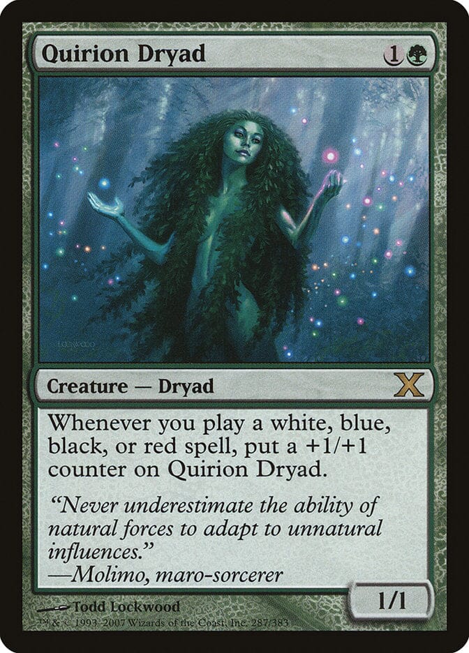 Quirion Dryad [Tenth Edition] MTG Single Magic: The Gathering  | Multizone: Comics And Games