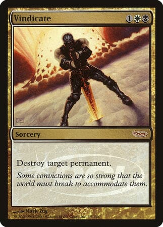 Vindicate (2007) [Judge Gift Cards 2007] MTG Single Magic: The Gathering  | Multizone: Comics And Games
