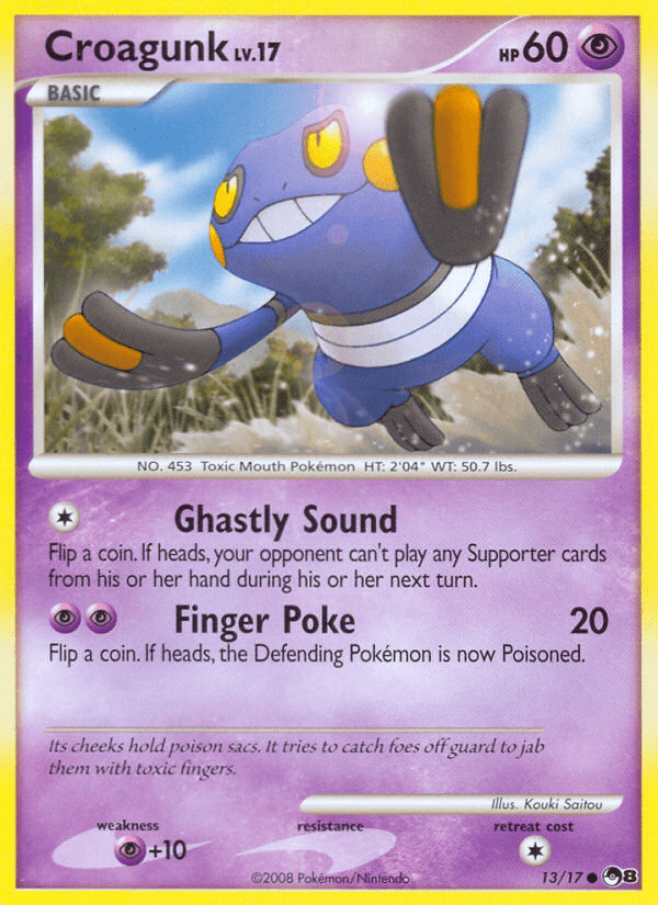 Croagunk (13/17) [POP Series 8] Pokemon Single Pokémon  | Multizone: Comics And Games