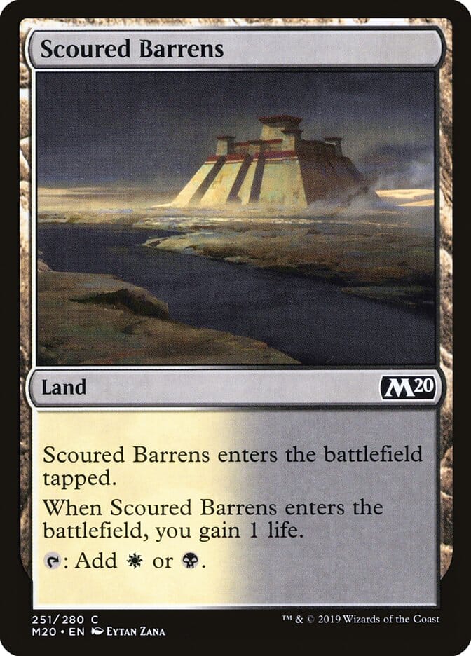 Scoured Barrens [Core Set 2020] MTG Single Magic: The Gathering  | Multizone: Comics And Games