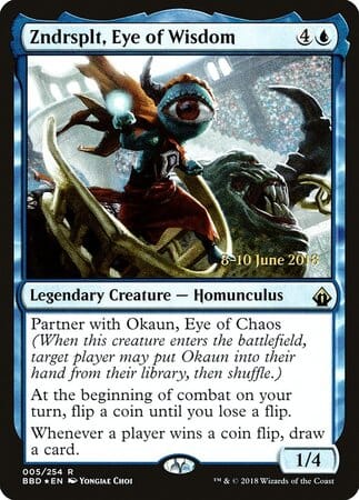 Zndrsplt, Eye of Wisdom [Battlebond Promos] MTG Single Magic: The Gathering  | Multizone: Comics And Games