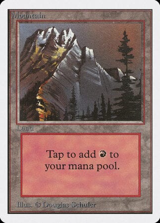Mountain (A) [Unlimited Edition] MTG Single Magic: The Gathering  | Multizone: Comics And Games