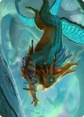 Toski, Bearer of Secrets Art Card [Kaldheim: Art Series] MTG Single Magic: The Gathering  | Multizone: Comics And Games
