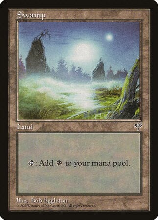 Swamp (Foggy Night) [Mirage] MTG Single Magic: The Gathering  | Multizone: Comics And Games