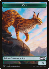 Beast // Cat (020) Double-sided Token [Core Set 2021 Tokens] MTG Single Magic: The Gathering  | Multizone: Comics And Games
