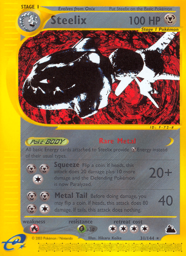 Steelix (31/144) [Skyridge] Pokemon Single Pokémon  | Multizone: Comics And Games