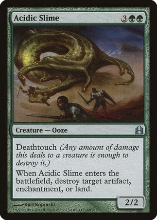 Acidic Slime [Commander 2011] MTG Single Magic: The Gathering  | Multizone: Comics And Games