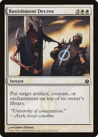 Banishment Decree [Mirrodin Besieged] MTG Single Magic: The Gathering  | Multizone: Comics And Games