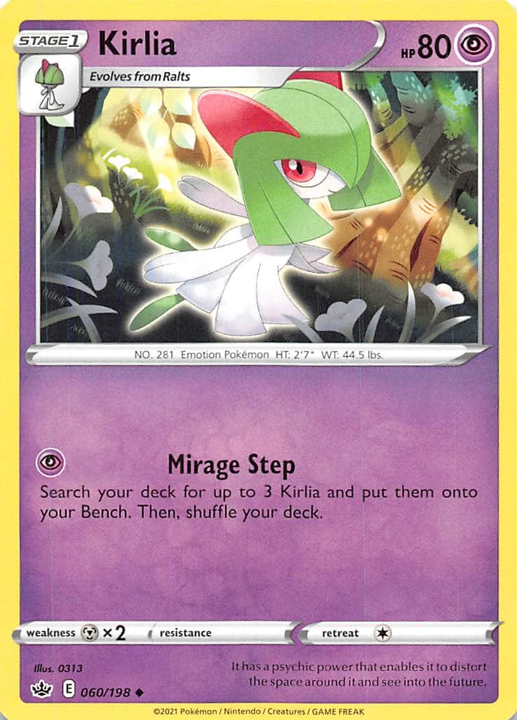 Kirlia (060/198) [Sword & Shield: Chilling Reign] Pokemon Single Pokémon  | Multizone: Comics And Games