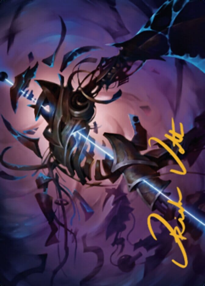 Defabricate Art Card (Gold-Stamped Signature) [The Brothers' War Art Series] MTG Single Magic: The Gathering  | Multizone: Comics And Games