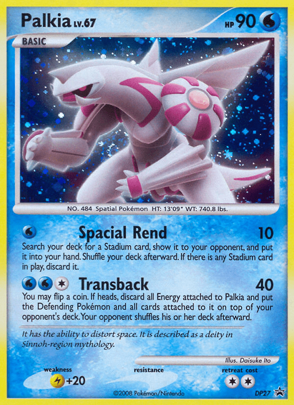 Palkia (DP27) [Diamond & Pearl: Black Star Promos] Pokemon Single Pokémon  | Multizone: Comics And Games