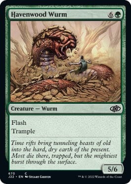 Havenwood Wurm [Jumpstart 2022] MTG Single Magic: The Gathering  | Multizone: Comics And Games