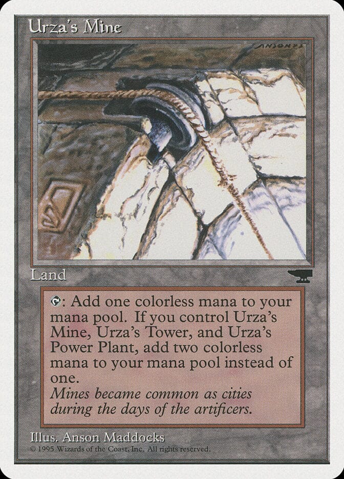 Urza's Mine (Pulley Embedded in Stone) [Chronicles] MTG Single Magic: The Gathering  | Multizone: Comics And Games