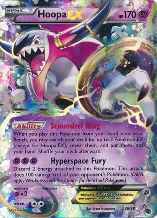 Hoopa EX (36/98) (Jumbo Card) [XY: Ancient Origins] Pokemon Single Pokémon  | Multizone: Comics And Games