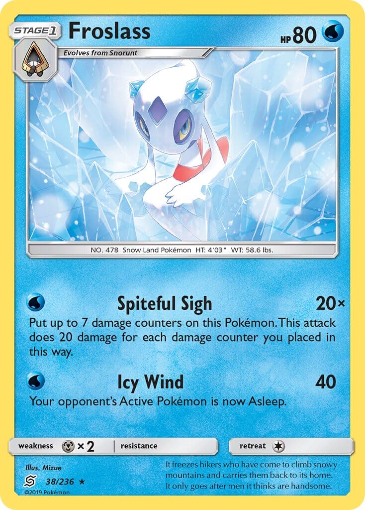 Froslass (38/236) (Theme Deck Exclusive) [Sun & Moon: Unified Minds] Pokemon Single Pokémon  | Multizone: Comics And Games