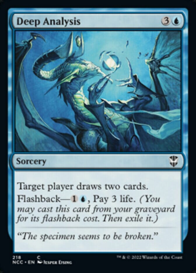 Deep Analysis [Streets of New Capenna Commander] MTG Single Magic: The Gathering  | Multizone: Comics And Games