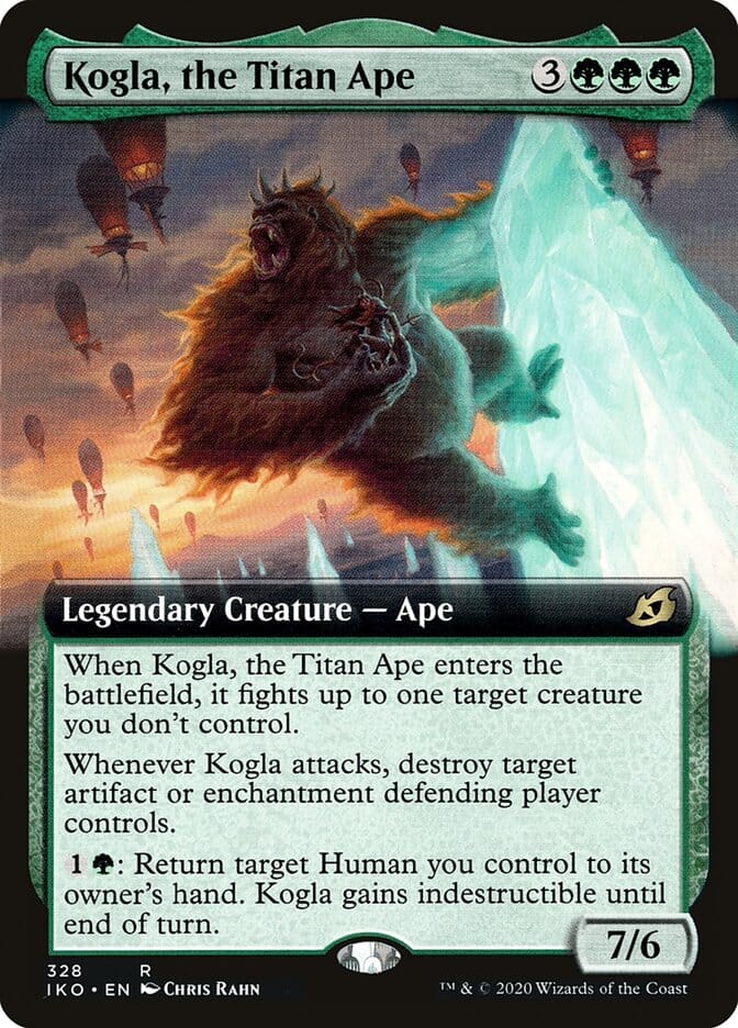 Kogla, the Titan Ape (Extended Art) [Ikoria: Lair of Behemoths] MTG Single Magic: The Gathering  | Multizone: Comics And Games