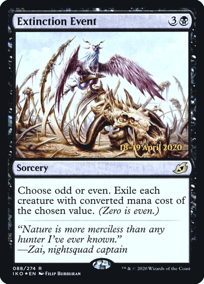Extinction Event [Ikoria: Lair of Behemoths Prerelease Promos] MTG Single Magic: The Gathering  | Multizone: Comics And Games
