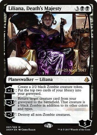 Liliana, Death's Majesty [Amonkhet Promos] MTG Single Magic: The Gathering  | Multizone: Comics And Games