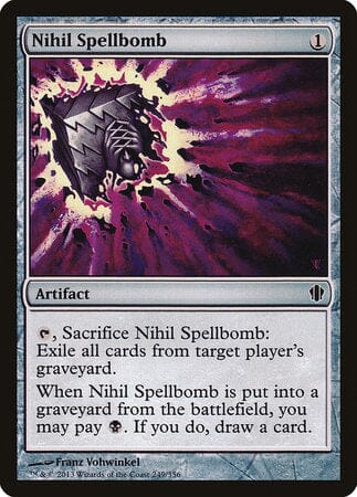 Nihil Spellbomb [Commander 2013] MTG Single Magic: The Gathering  | Multizone: Comics And Games