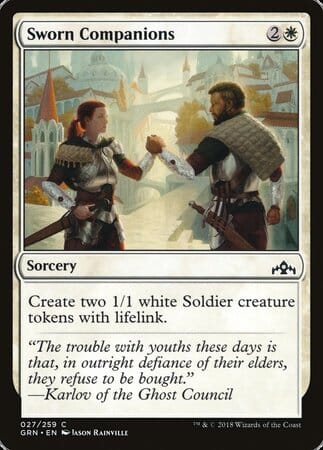 Sworn Companions [Guilds of Ravnica] MTG Single Magic: The Gathering  | Multizone: Comics And Games