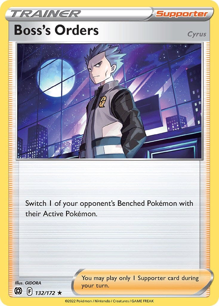 Boss's Orders (132/172) (Theme Deck Exclusive) [Sword & Shield: Brilliant Stars] Pokemon Single Pokémon  | Multizone: Comics And Games