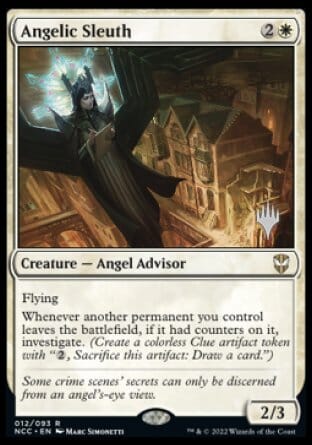 Angelic Sleuth (Promo Pack) [Streets of New Capenna Commander Promos] MTG Single Magic: The Gathering  | Multizone: Comics And Games