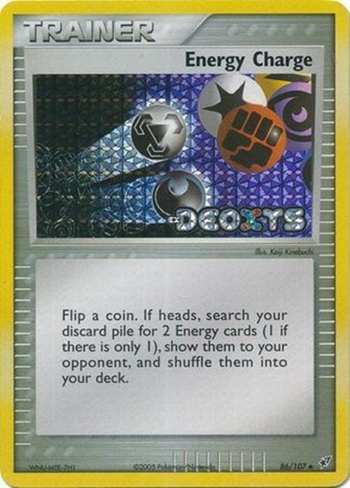 Energy Charge (86/107) (Stamped) [EX: Deoxys] Pokemon Single Pokémon  | Multizone: Comics And Games