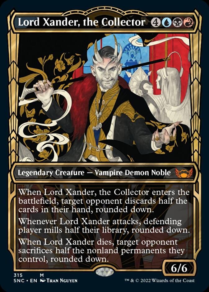 Lord Xander, the Collector (Showcase Golden Age) [Streets of New Capenna] MTG Single Magic: The Gathering  | Multizone: Comics And Games