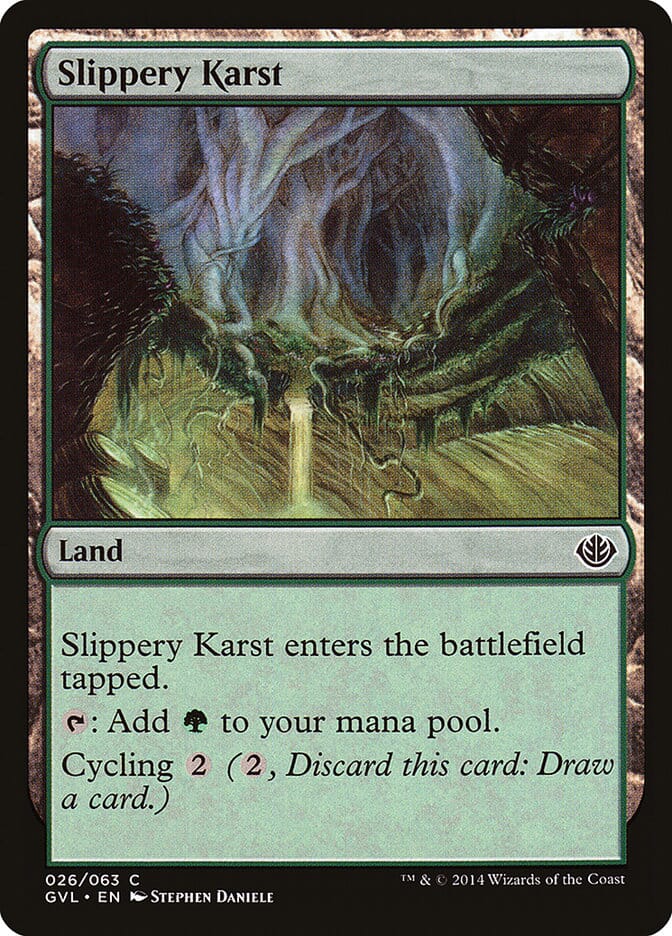 Slippery Karst (Garruk vs. Liliana) [Duel Decks Anthology] MTG Single Magic: The Gathering  | Multizone: Comics And Games