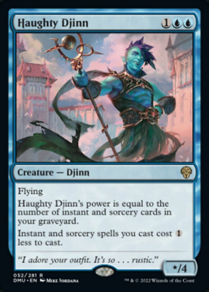 Haughty Djinn [Dominaria United] MTG Single Magic: The Gathering  | Multizone: Comics And Games