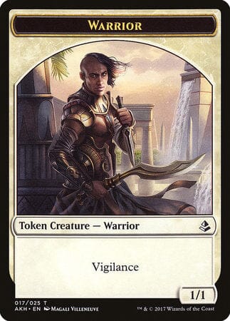 Warrior Token [Amonkhet Tokens] MTG Single Magic: The Gathering  | Multizone: Comics And Games